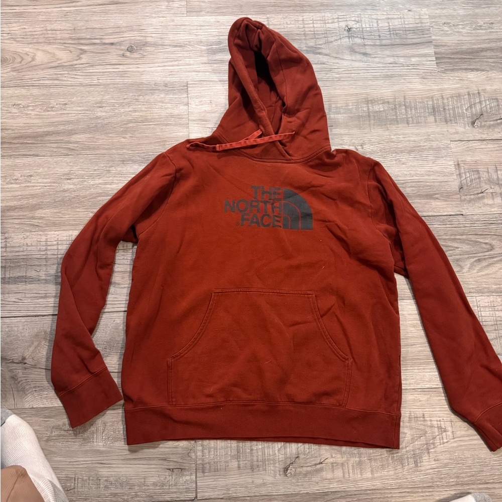 The North Face Men's Brick Red Hoodie Sweater